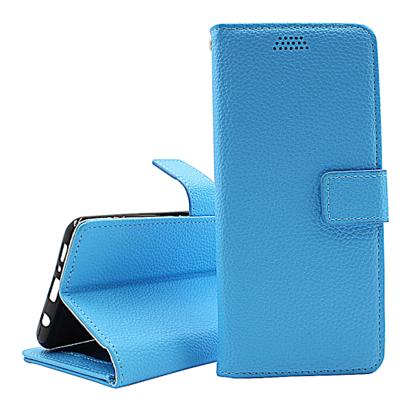 New Standcase Wallet Xiaomi Redmi Note 9 Ljusblå