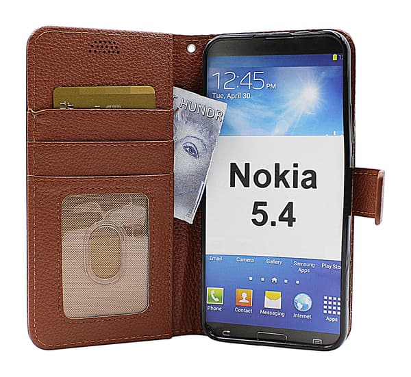 New Standcase Wallet Nokia 5.4 Svart