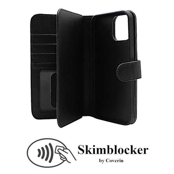 Skimblocker XL Magnet Fodral iPhone 13 Pro Max (6.7) Lila
