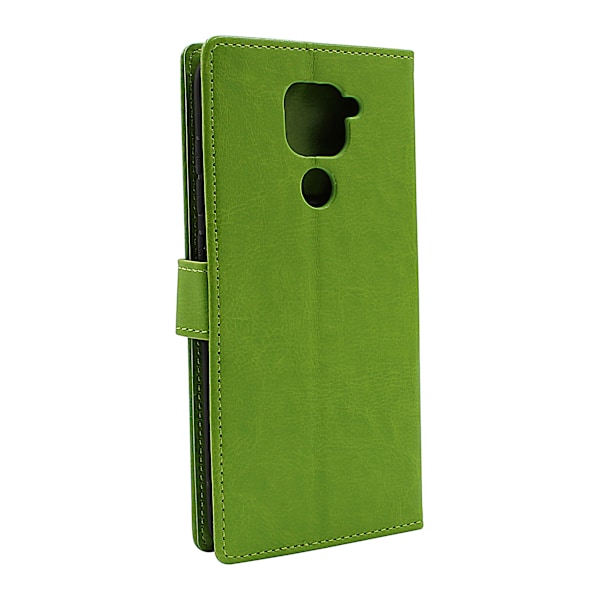 Crazy Horse Wallet Xiaomi Redmi Note 9 Grön