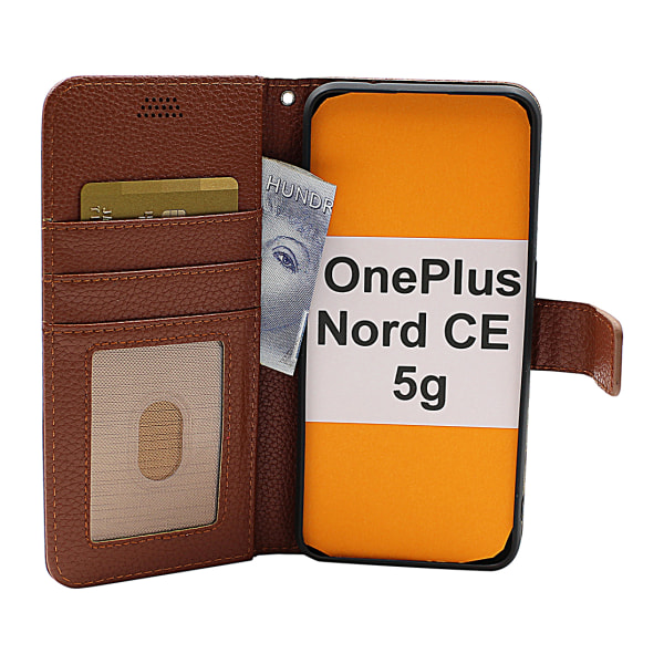 New Standcase Wallet OnePlus Nord CE 5G Ljusblå