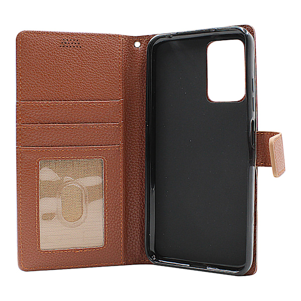 New Standcase Wallet Xiaomi Redmi 10 5G (2022) Brun