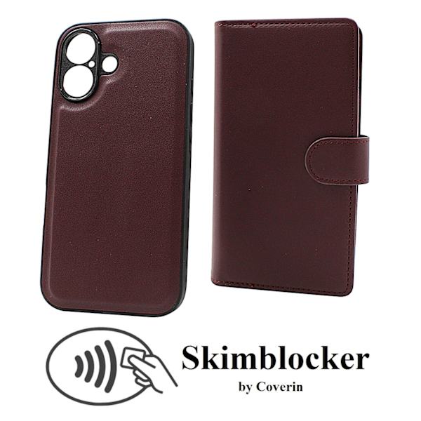 Skimblocker iPhone 16 XL Magnet Plånboksfodral Svart