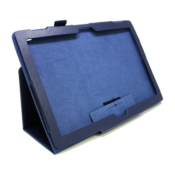 Standcase Fodral Lenovo Tab 4 10 / 10 Plus (ZA2J / ZA2M / ZA2R) Marinblå