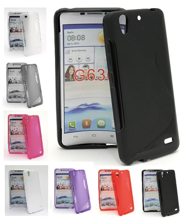 S-Line skal Huawei Ascend G630 Grå