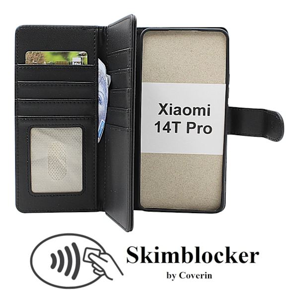 Skimblocker Xiaomi 14T Pro XL Plånboksfodral