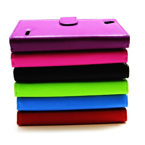 Plånboksfodral ZTE Blade Vec 4G Hotpink