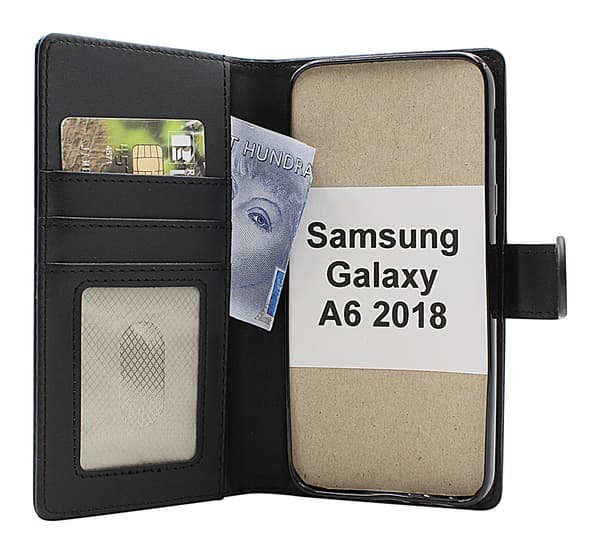 Skimblocker Samsung Galaxy A6 2018 Plånboksfodral