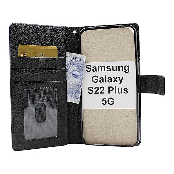 New Standcase Wallet Samsung Galaxy S22 Plus 5G Svart