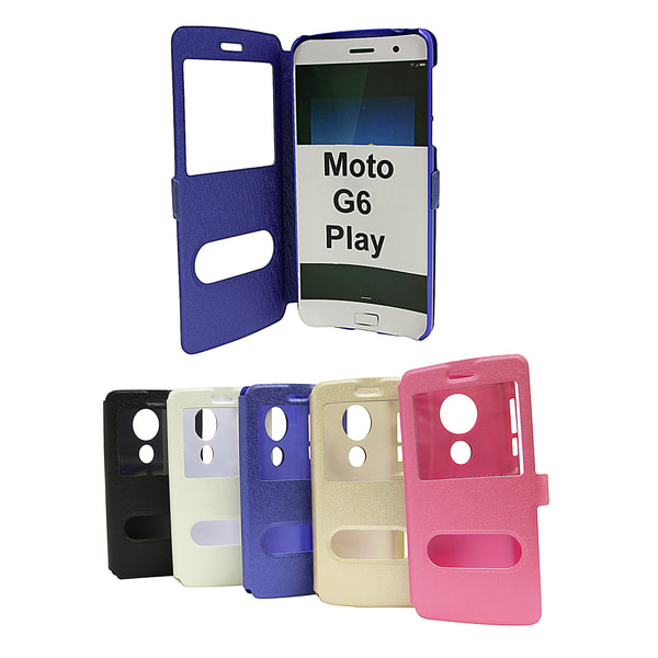 Flipcase Motorola Moto G6 Play Blå