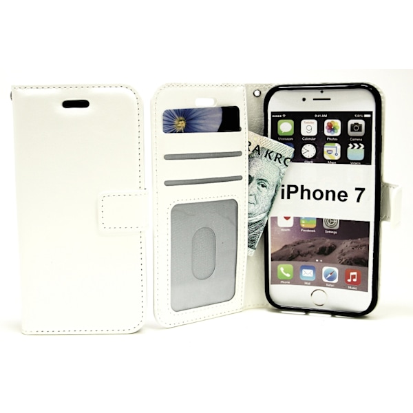 Crazy Horse Wallet iPhone 7 Vit