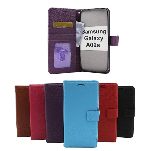 New Standcase Wallet Samsung Galaxy A02s (A025G/DS) Brun