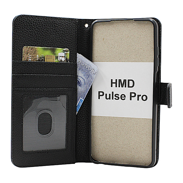 New Standcase Wallet HMD Pulse Pro / Pulse Plus Svart