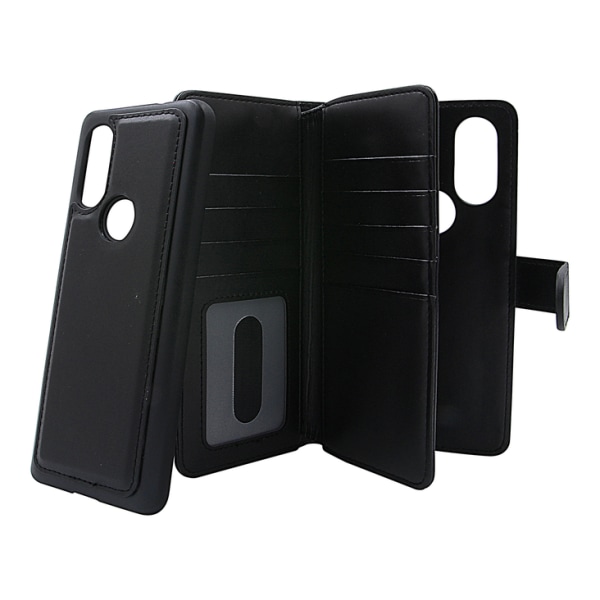 Skimblocker XL Magnet Wallet Motorola One Vision Svart