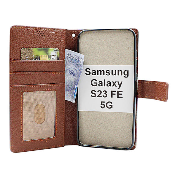 New Standcase Wallet Samsung Galaxy S23 FE 5G Svart
