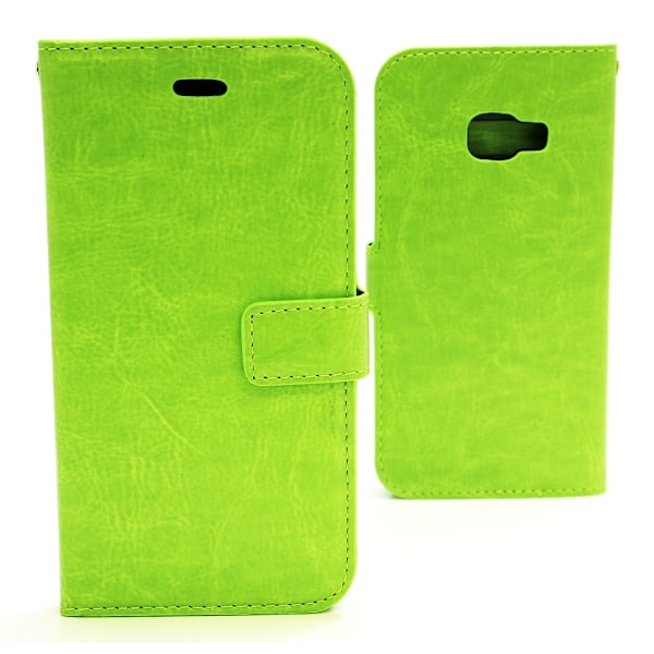 Crazy Horse Wallet Samsung Galaxy A3 2017 (A320F) Grön