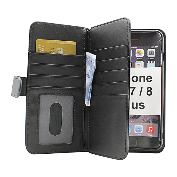 Skimblocker XL Wallet iPhone 6/7/8 Plus (Svart)