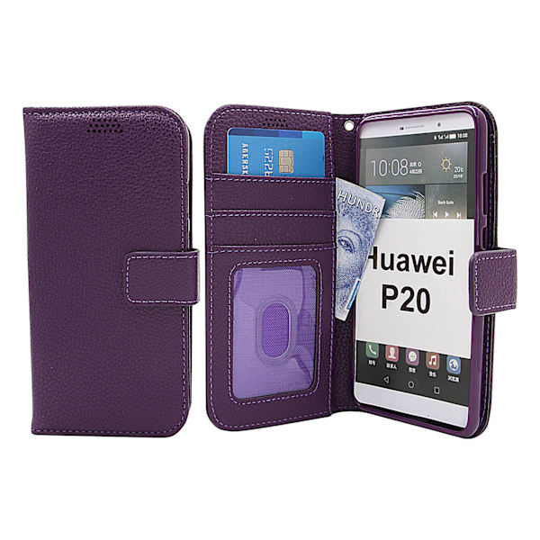 New Standcase Wallet Huawei P20 (EML-L29) Lila