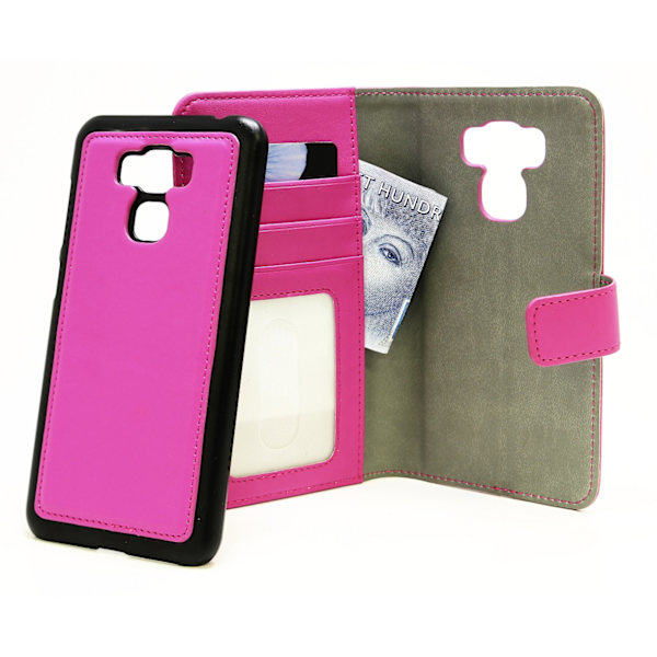 Magnet Wallet Asus ZenFone 3 Max (ZC553KL) Hotpink