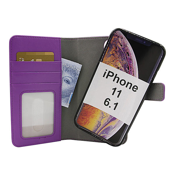 Skimblocker Magnet Wallet iPhone 11 (6.1) Lila
