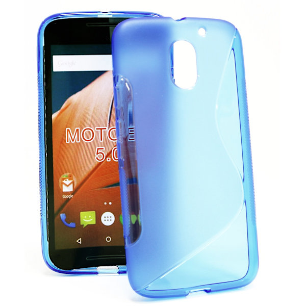 S-Line Skal Lenovo Motorola Moto E3 / 3rd generation Blå