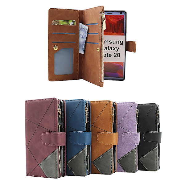 XL Standcase Lyxfodral Samsung Galaxy Note 20 5G Brun