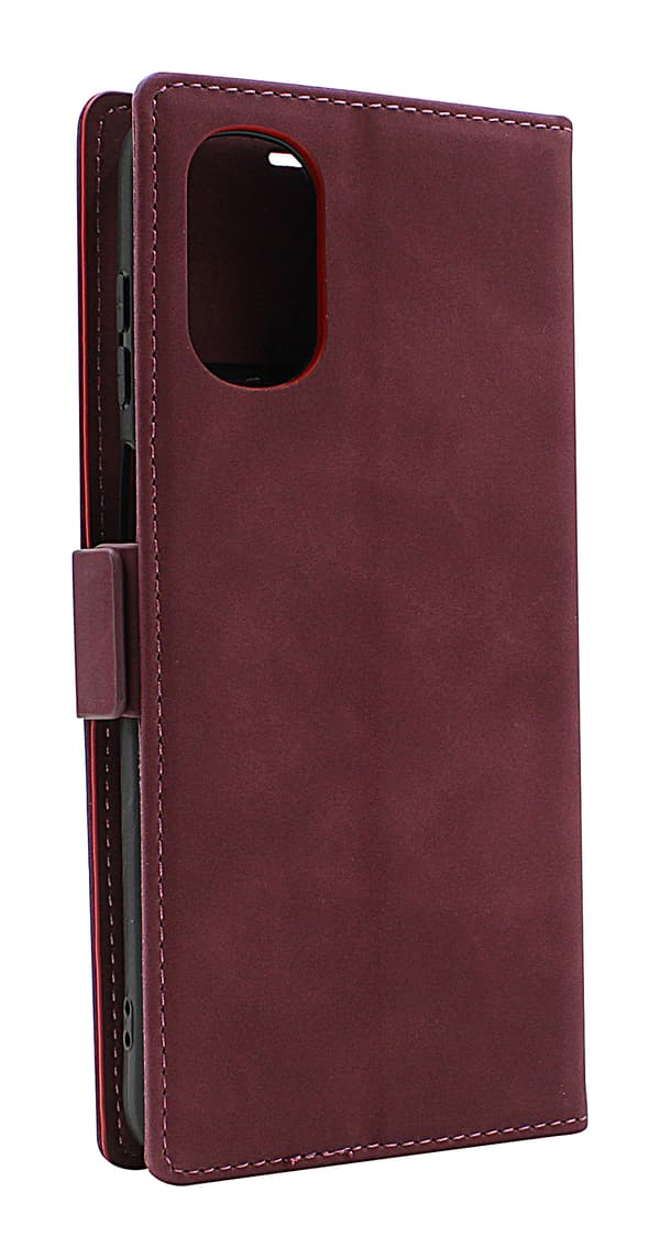 Lyx Standcase Wallet Motorola Moto E32s Svart