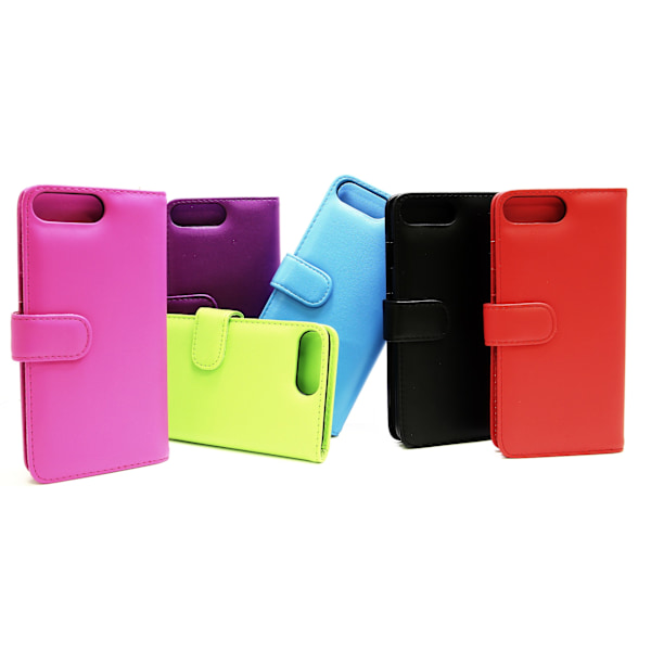 Skimblocker Plånboksfodral iPhone 8 Plus Hotpink