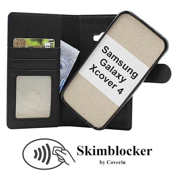 Skimblocker Samsung Galaxy Xcover 4 Magnet Plånboksfodral
