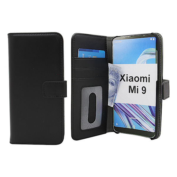 Skimblocker Magnet Wallet Xiaomi Mi 9 Svart