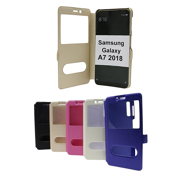 Flipcase Samsung Galaxy A7 2018 (A750FN/DS) Blå