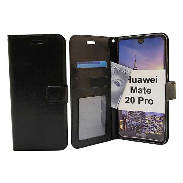 Crazy Horse Wallet Huawei Mate 20 Pro Röd