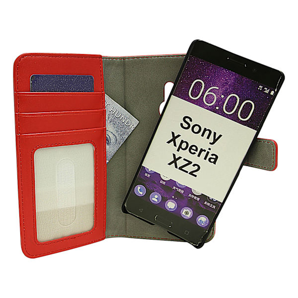 Magnet Wallet Sony Xperia XZ2 (H8266) Röd