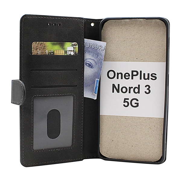 Zipper Standcase Wallet OnePlus Nord 3 5G Marinblå