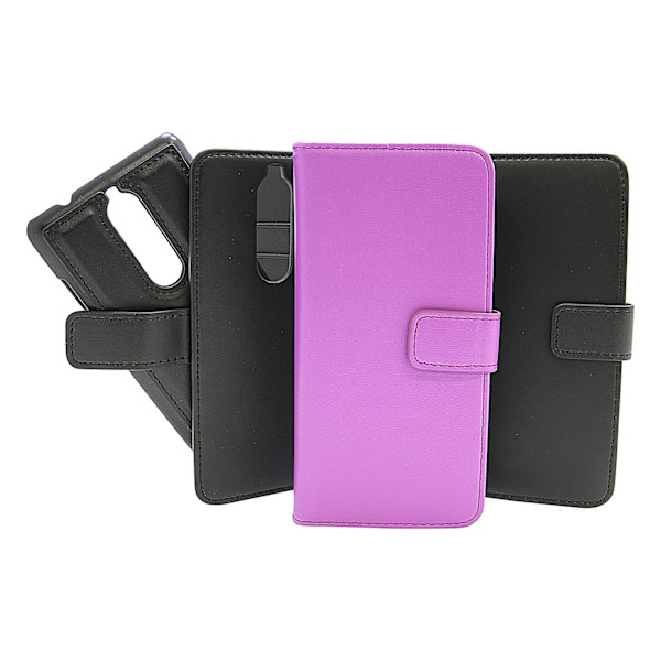 Skimblocker Magnet Wallet Nokia 5.1 Lila