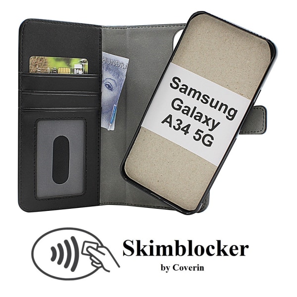 Skimblocker Magnet Fodral Samsung Galaxy A34 5G