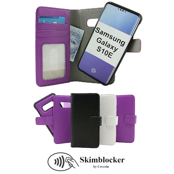 Skimblocker Magnet Wallet Samsung Galaxy S10e (G970F) Svart