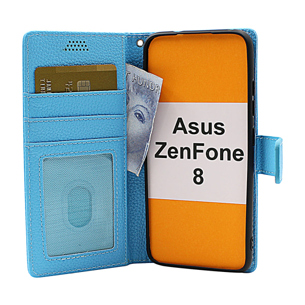 New Standcase Wallet Asus ZenFone 8 (ZS590KS) Lila