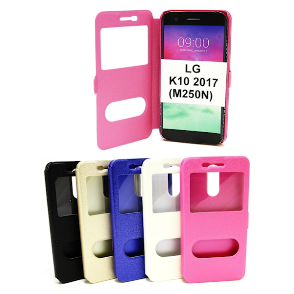Flipcase LG K10 2017 (M250N) Svart