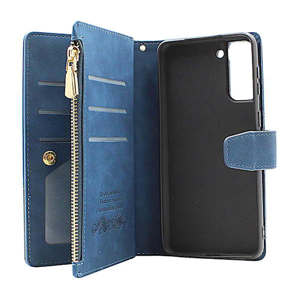 XL Standcase Lyxfodral Samsung Galaxy S21 Plus 5G (SM-G996B) Svart