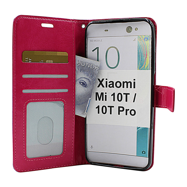 Crazy Horse Wallet Xiaomi Mi 10T / Mi 10T Pro (Svart) Svart