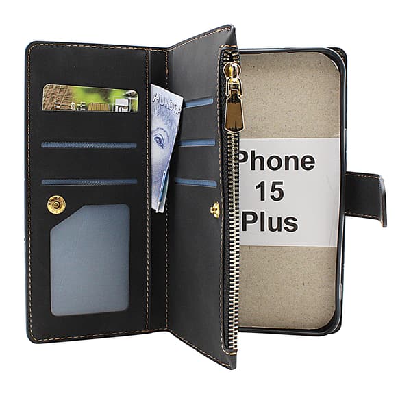 XL Standcase Lyxfodral iPhone 15 Plus Lila