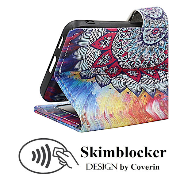 Skimblocker Xiaomi Redmi 14C Magnet Plånboksfodral Design