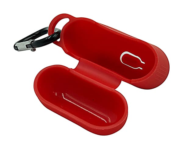 Apple AirPods Silikonfodral Röd
