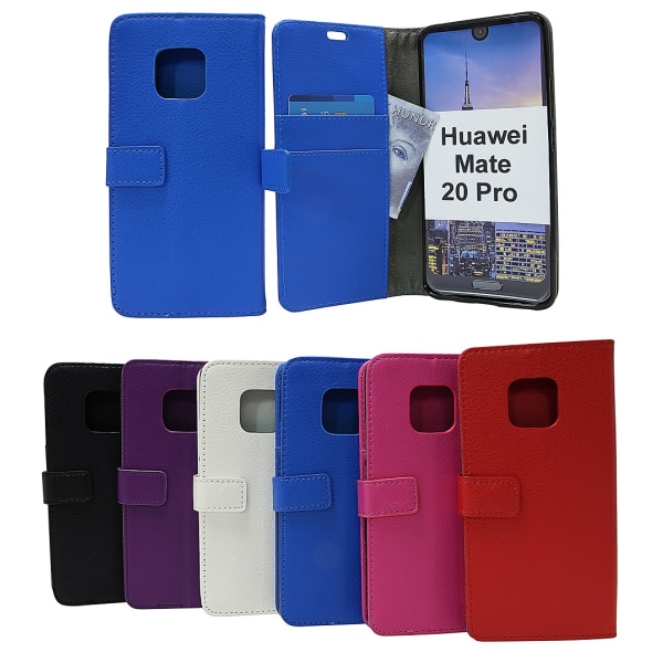 Standcase Wallet Huawei Mate 20 Pro Blå