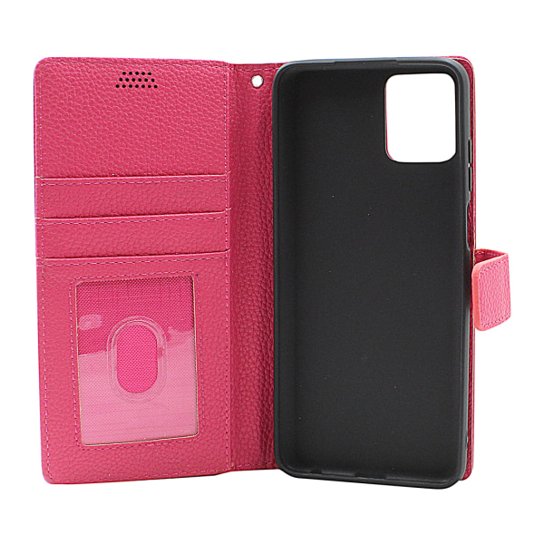 New Standcase Wallet Motorola Moto G32 Röd