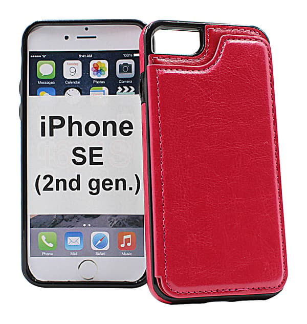 CardCase iPhone SE (2nd Generation) (Svart) Rose Gold
