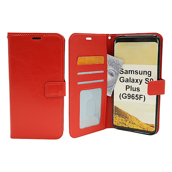 Crazy Horse Wallet Samsung Galaxy S9 Plus (G965F) Röd