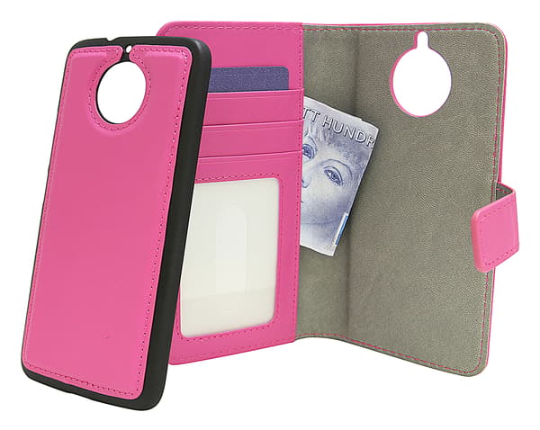 Magnet Wallet Moto G5s Hotpink