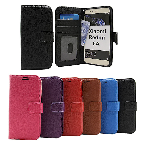 New Standcase Wallet Xiaomi Redmi 6A Blå